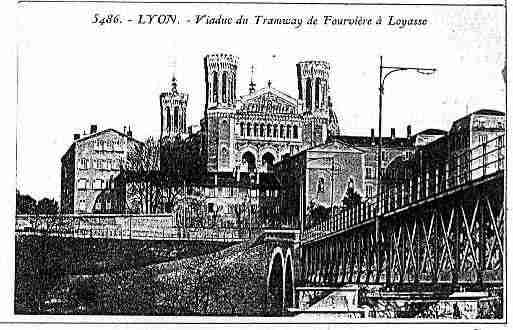 Ville de LYON Carte postale ancienne