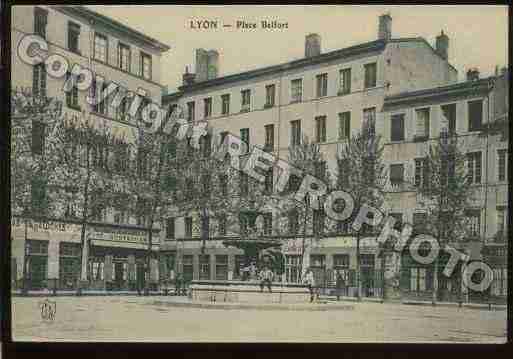 Ville de LYON Carte postale ancienne