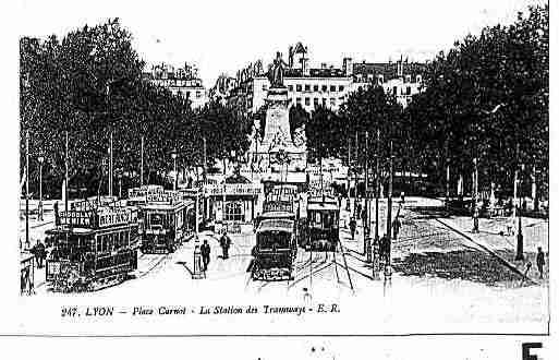 Ville de LYON Carte postale ancienne
