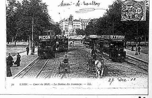 Ville de LYON Carte postale ancienne