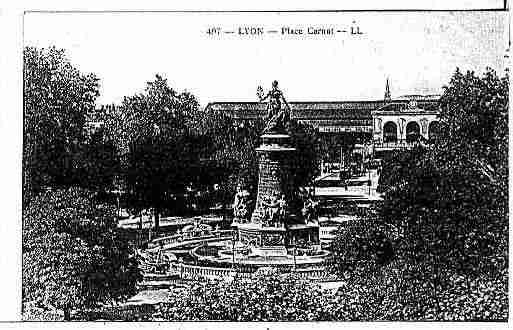 Ville de LYON Carte postale ancienne