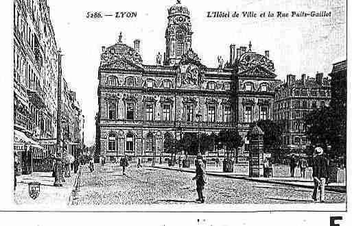 Ville de LYON Carte postale ancienne