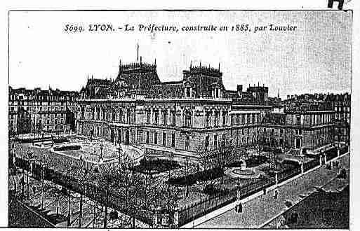 Ville de LYON Carte postale ancienne