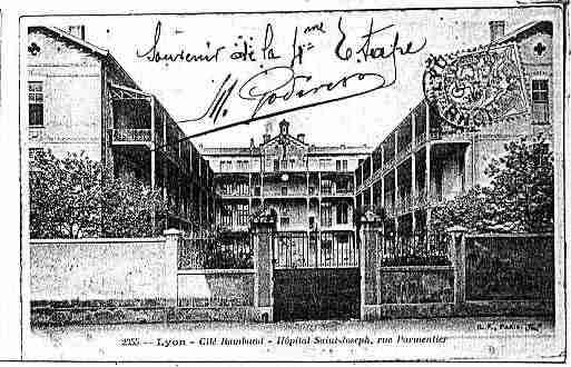 Ville de LYON Carte postale ancienne