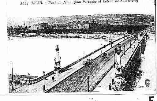 Ville de LYON Carte postale ancienne