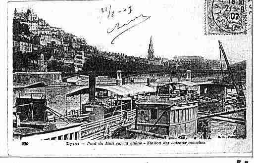 Ville de LYON Carte postale ancienne