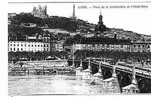 Ville de LYON Carte postale ancienne