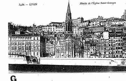 Ville de LYON Carte postale ancienne