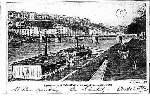 Ville de LYON Carte postale ancienne