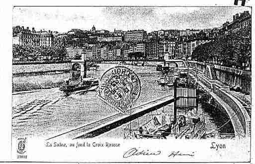 Ville de LYON Carte postale ancienne