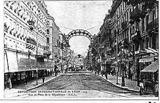 Ville de LYON Carte postale ancienne