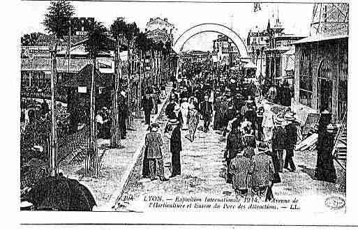 Ville de LYON Carte postale ancienne