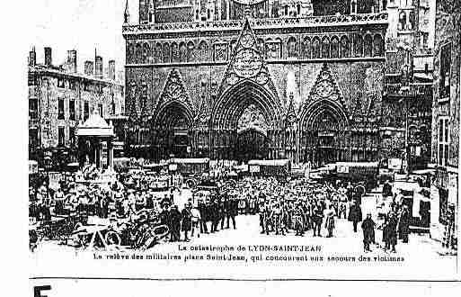 Ville de LYON Carte postale ancienne