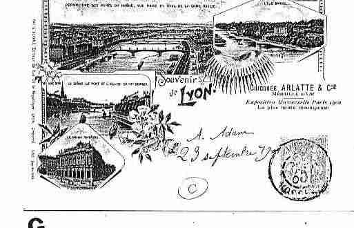 Ville de LYON Carte postale ancienne
