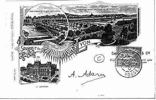 Ville de LYON Carte postale ancienne