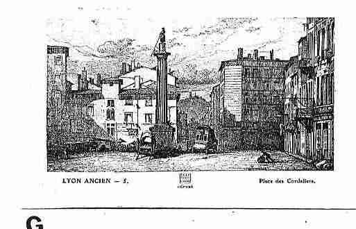 Ville de LYON Carte postale ancienne
