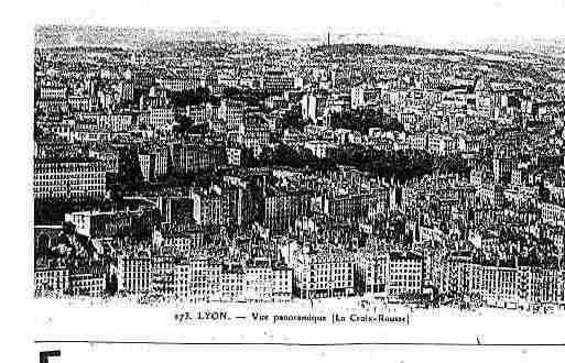 Ville de LYON Carte postale ancienne