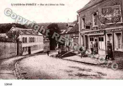 Ville de LYONSLAFORET Carte postale ancienne