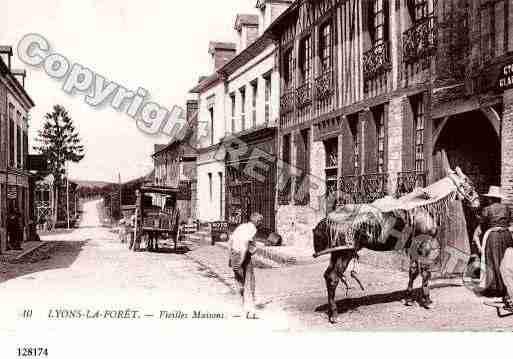 Ville de LYONSLAFORET Carte postale ancienne