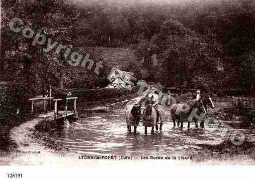 Ville de LYONSLAFORET Carte postale ancienne