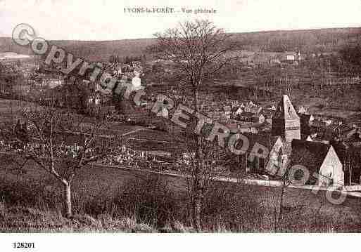 Ville de LYONSLAFORET Carte postale ancienne