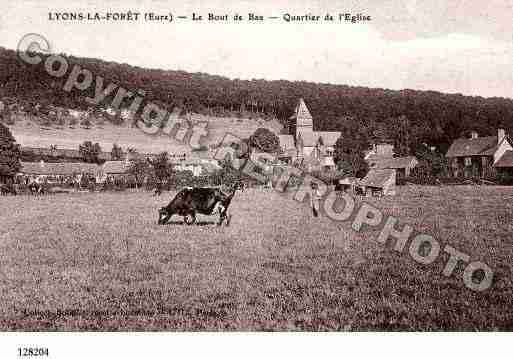 Ville de LYONSLAFORET Carte postale ancienne