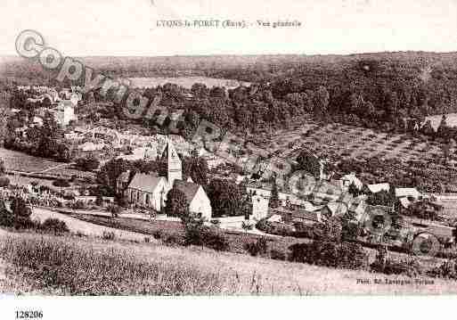 Ville de LYONSLAFORET Carte postale ancienne