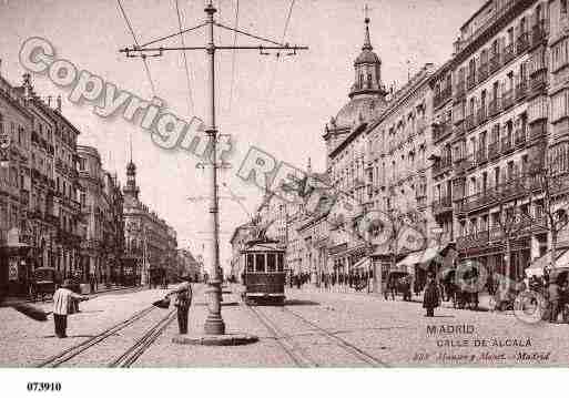 Ville de MADRID Carte postale ancienne