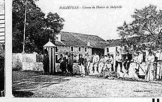 Ville de MALZEVILLE Carte postale ancienne