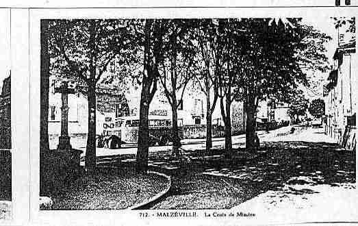 Ville de MALZEVILLE Carte postale ancienne