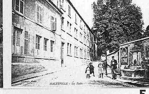 Ville de MALZEVILLE Carte postale ancienne