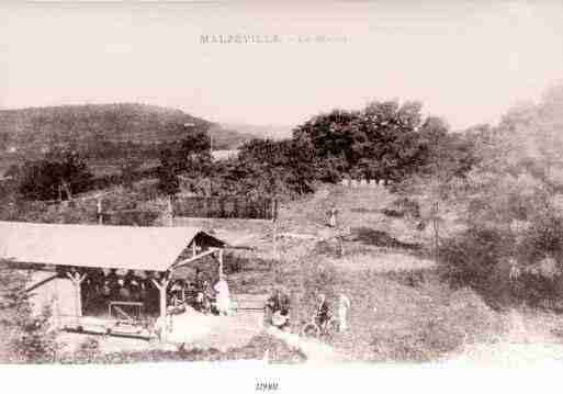 Ville de MALZEVILLE Carte postale ancienne