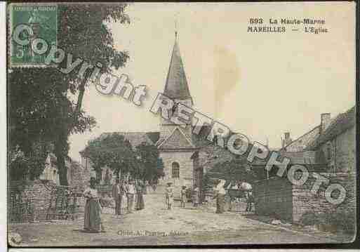 Ville de MAREILLES Carte postale ancienne