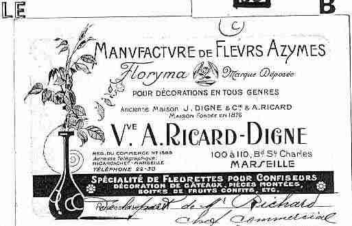 Ville de MARSEILLE Carte postale ancienne