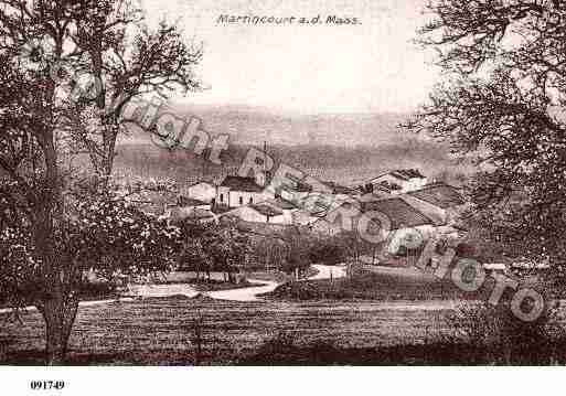 Ville de MARTINCOURTSURMEUSE Carte postale ancienne Ville de MARTINCOURTSURMEUSE Carte postale ancienne