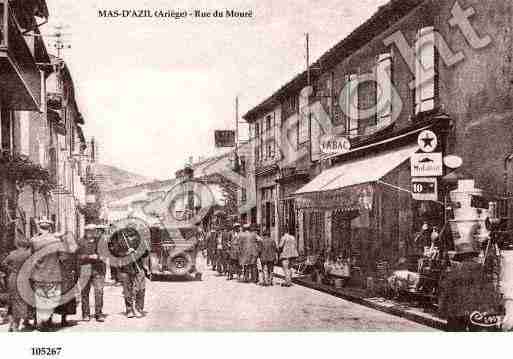 Ville de MASD\'AZIL(LE) Carte postale ancienne