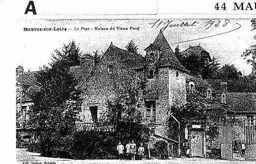 Ville de MAUVESSURLOIRE Carte postale ancienne