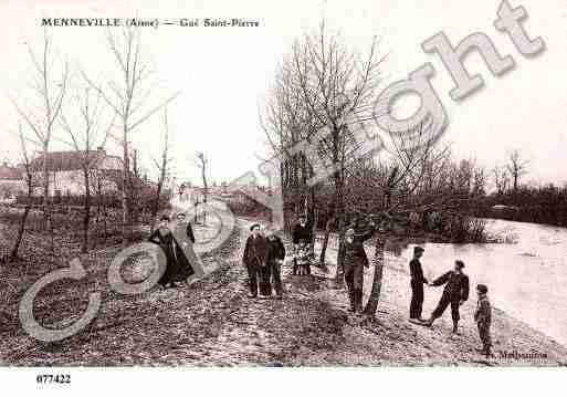 Ville de MENNEVILLE Carte postale ancienne