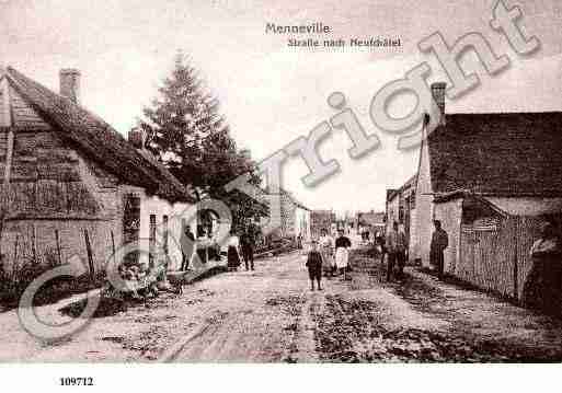 Ville de MENNEVILLE Carte postale ancienne