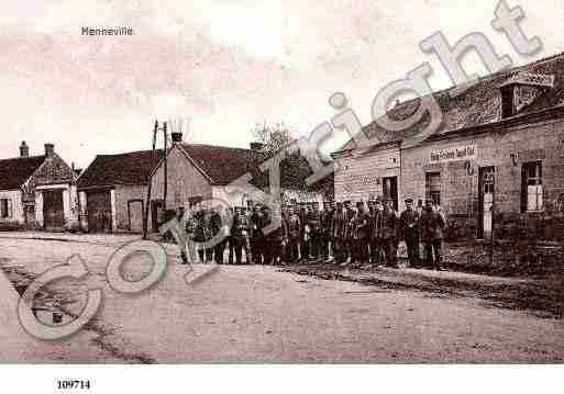 Ville de MENNEVILLE Carte postale ancienne