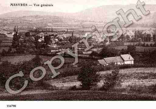 Ville de MESVRES Carte postale ancienne