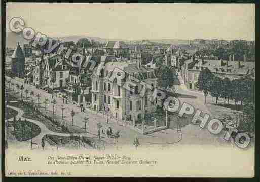 Ville de METZ Carte postale ancienne