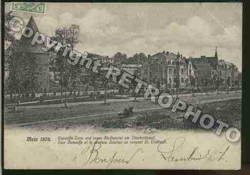Ville de METZ Carte postale ancienne Ville de METZ Carte postale ancienne