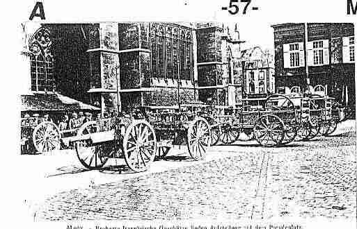 Ville de METZ Carte postale ancienne