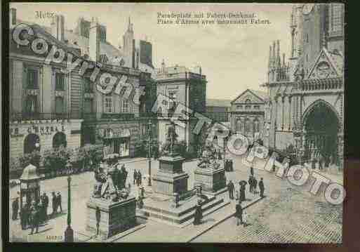 Ville de METZ Carte postale ancienne