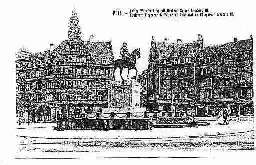 Ville de METZ Carte postale ancienne