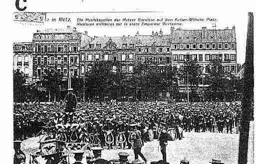 Ville de METZ Carte postale ancienne