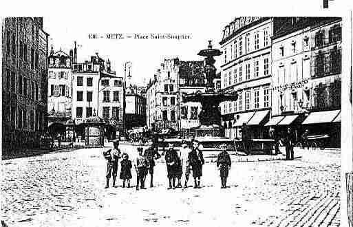 Ville de METZ Carte postale ancienne