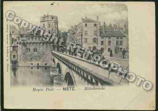 Ville de METZ Carte postale ancienne