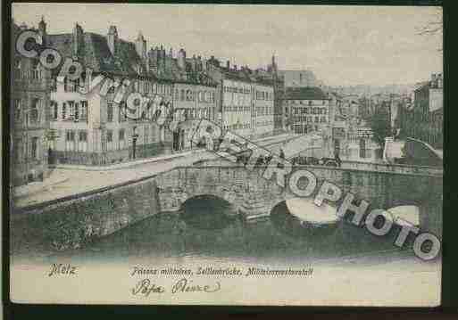 Ville de METZ Carte postale ancienne